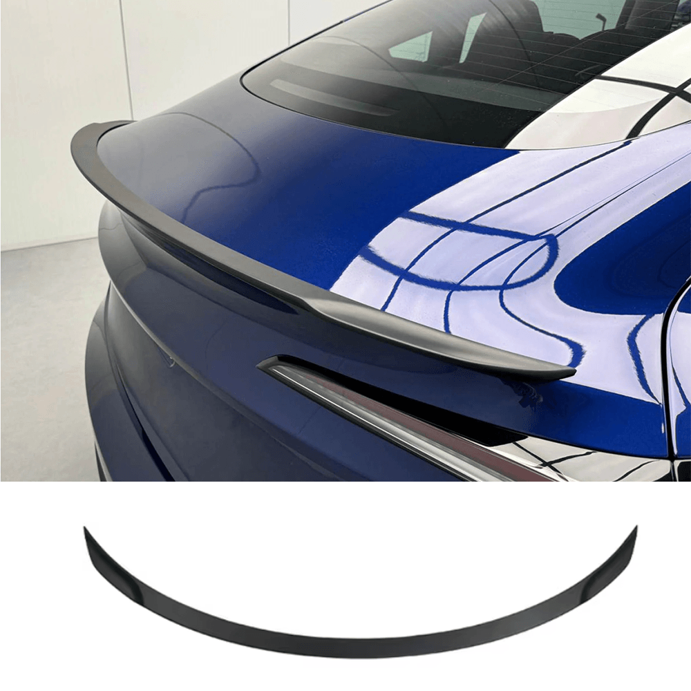 Highland 2024 Tesla Model 3 Performance Spoiler in Carbon Fiber ABS - OEM Style for Highland Model 3 Upgrade - Evooor