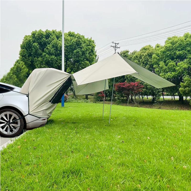 Waterproof Camping Tent Sunshade Awning for Tesla Model 3/Y/S/X - Outdoor Shelter for Tailgating - Evooor