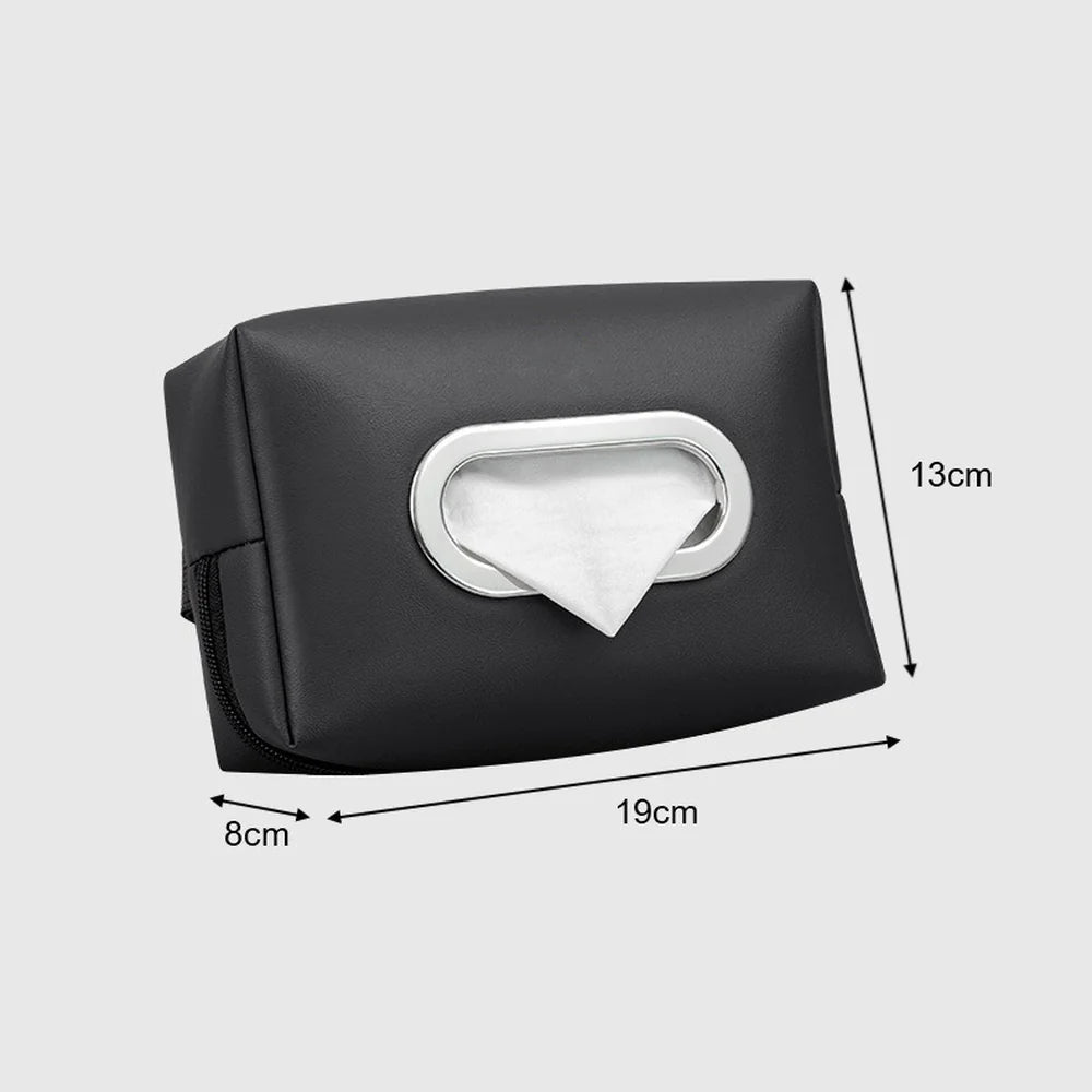 Leather Car Tissue Box For VW ID.3 - Evooor