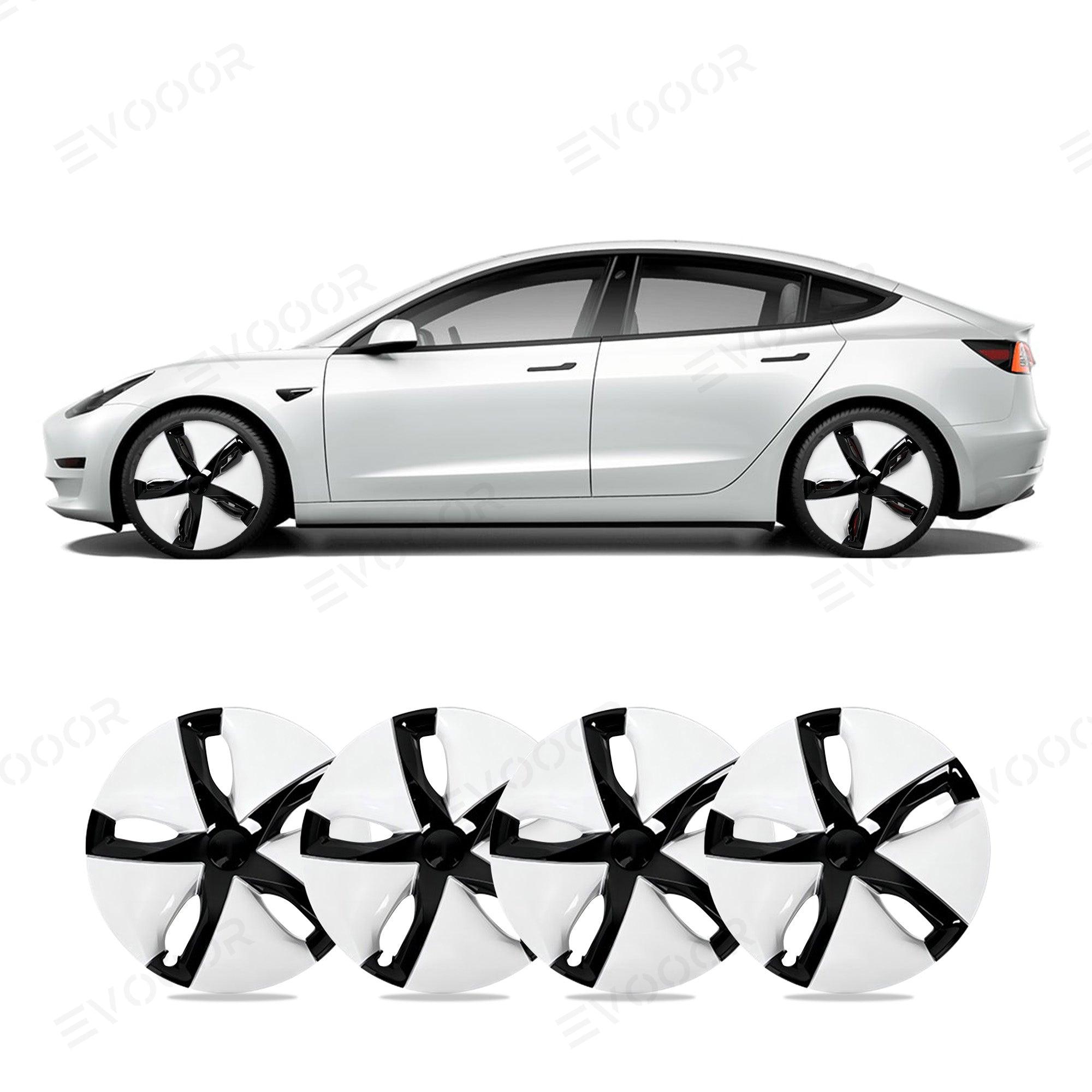 Model 3 18'' Aero Wheels Cover Hubcaps Replacement 4PCS for Tesla (2017-2023) - Evooor