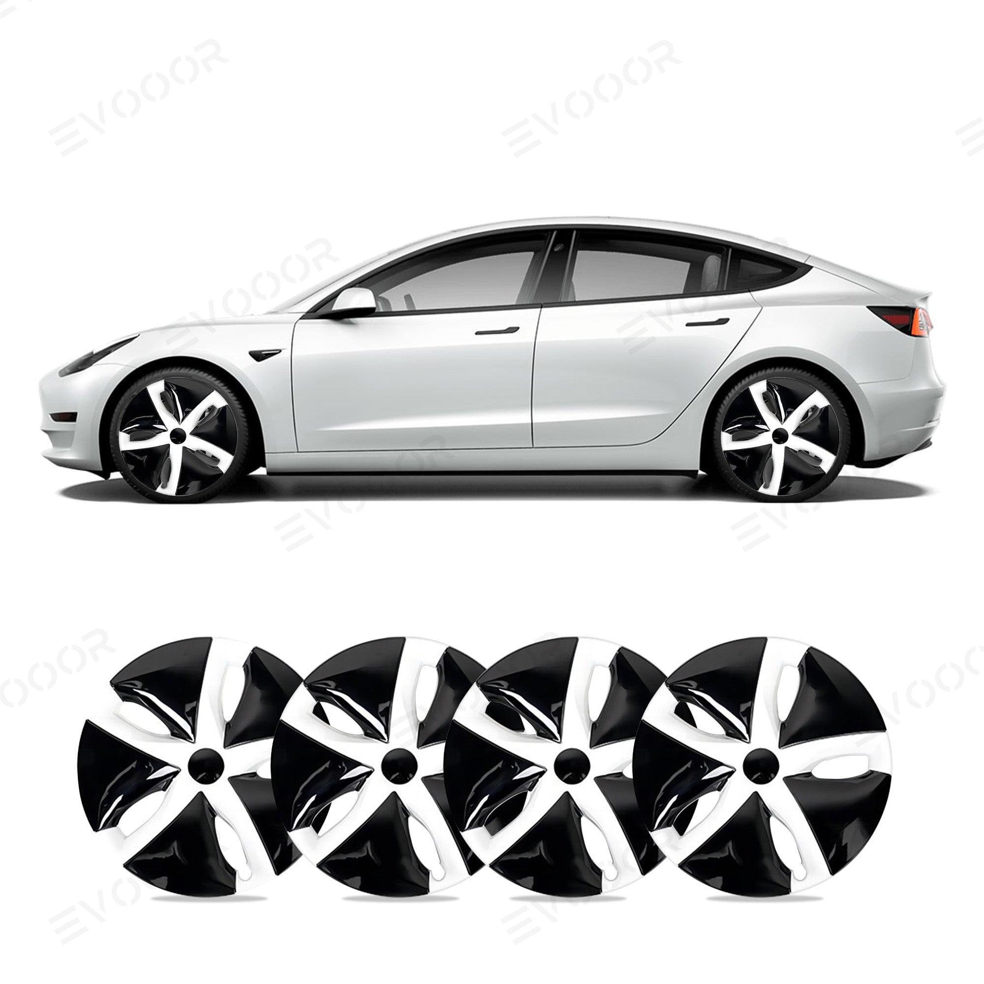 Model 3 18'' Aero Wheels Cover Hubcaps Replacement 4PCS for Tesla (2017-2023) - Evooor