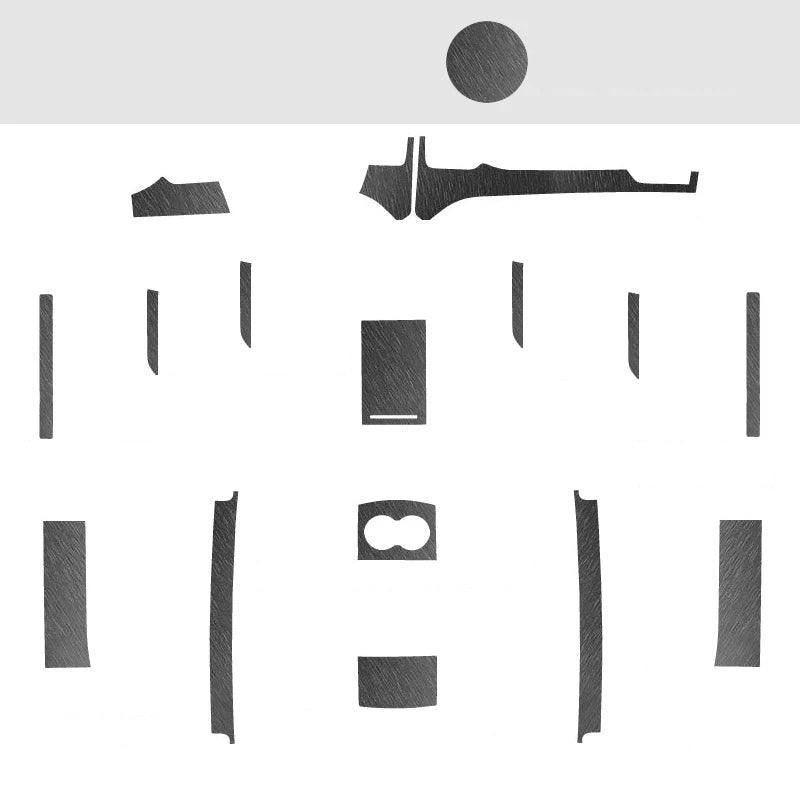 Premium Quality Tesla Model X Carbon Fiber Interior Wrap Set (2015-2020) - Enhance Your Car's Look! - Evooor