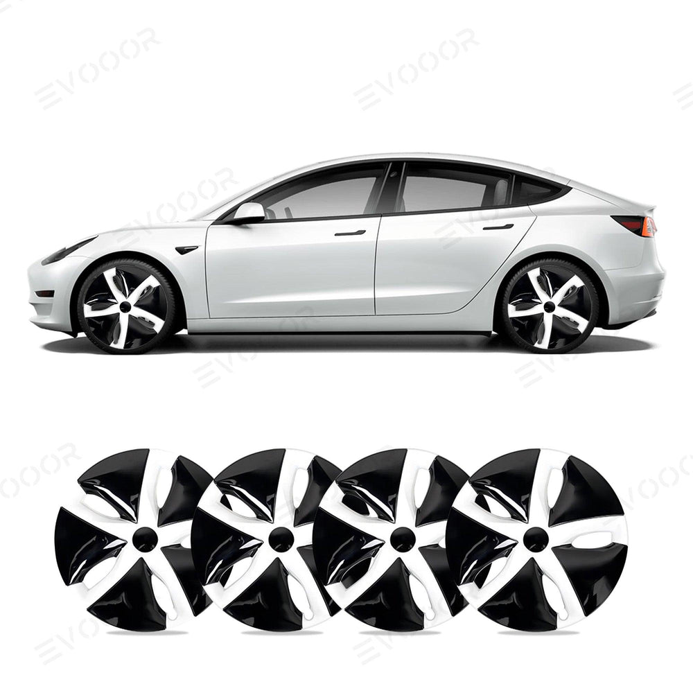 Model 3 18'' Aero Wheels Cover Hubcaps Replacement 4PCS for Tesla (2017-2023) - Evooor