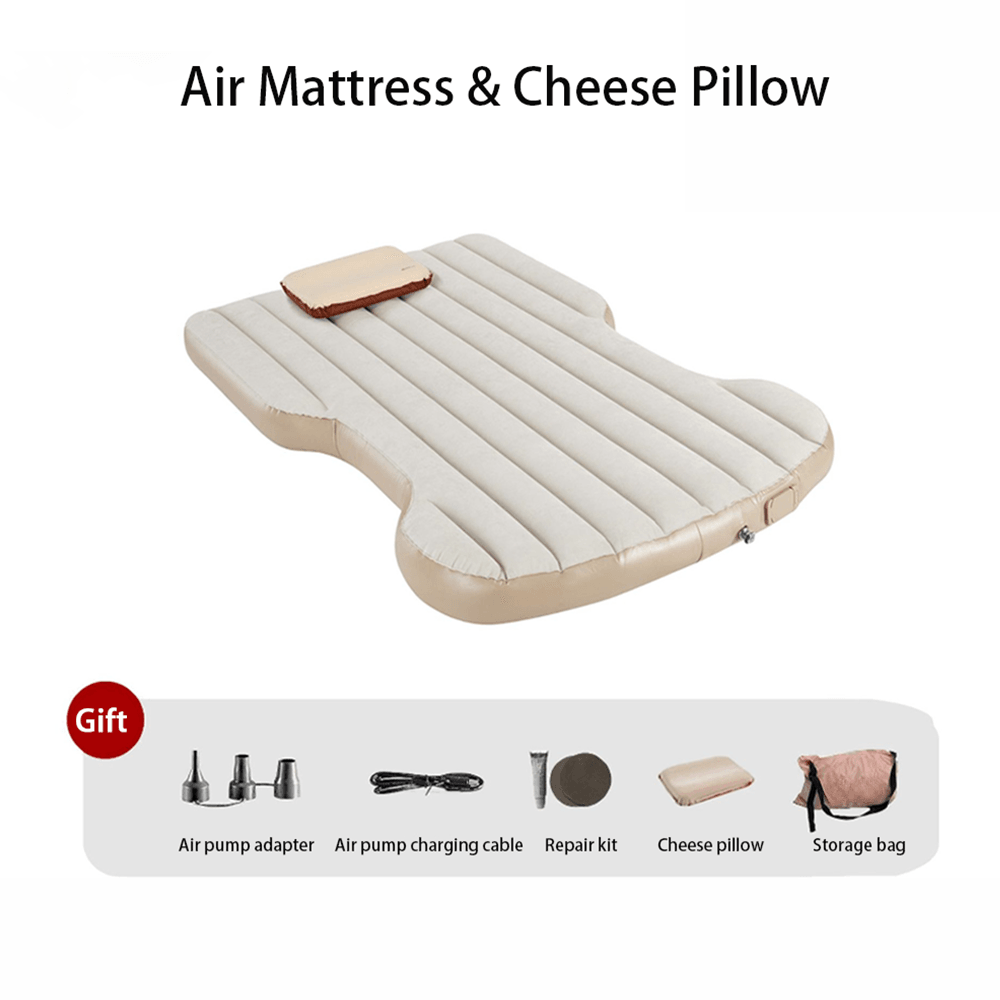 Foldable Inflatable Car Mattress for Tesla Model Y - Portable Sleeping Pad for Camping - Evooor