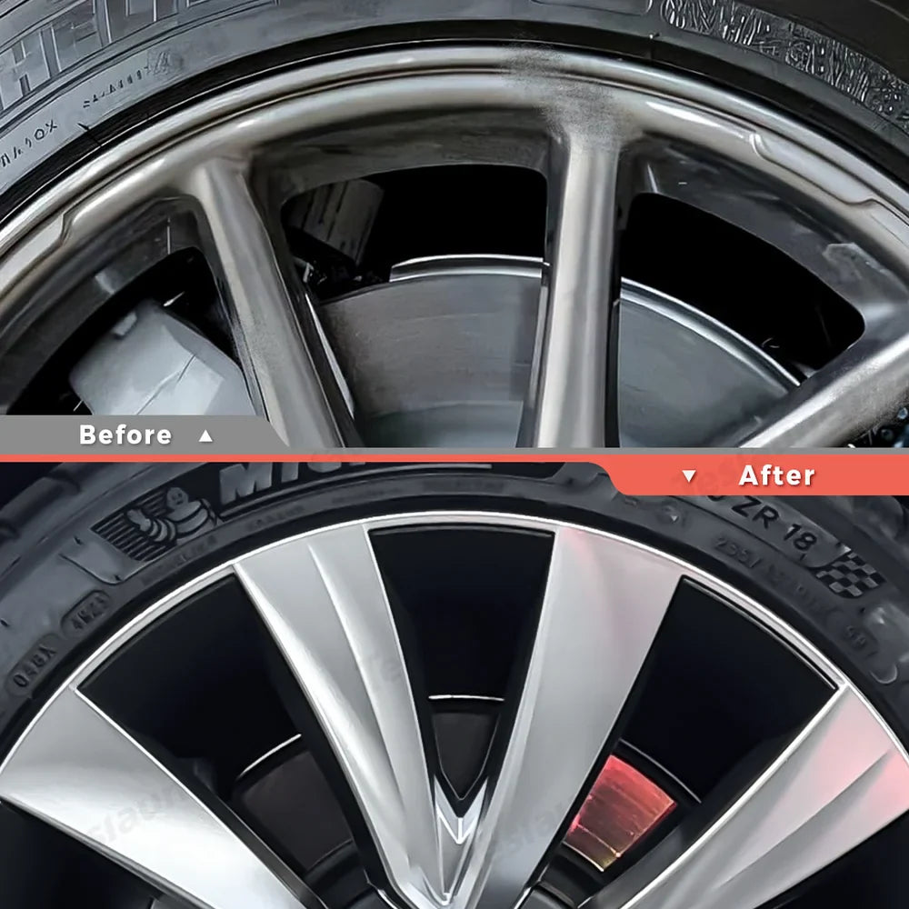 Aero Wheel Covers 18" for Tesla Model 3 (2017-2023) - Sleek Helix 2.0 Design (4-Pack) - Evooor