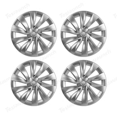 Aero Wheel Covers 18" for Tesla Model 3 (2017-2023) - Sleek Helix 2.0 Design (4-Pack) - Evooor