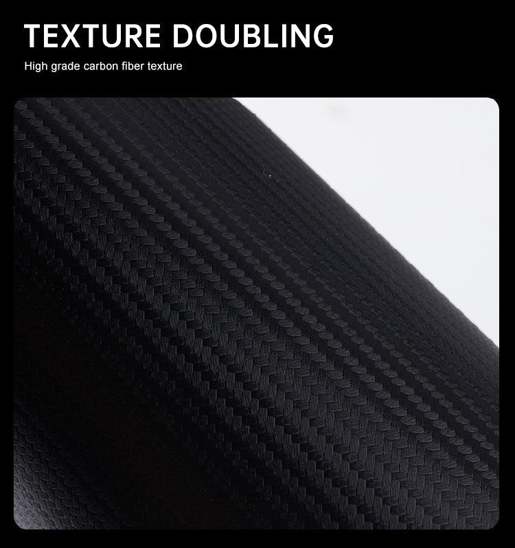 Tesla Model 3 Carbon Fiber Door Entry Guard Set - Durable Stickers for Door Sill Protection (4 Pieces) - Evooor