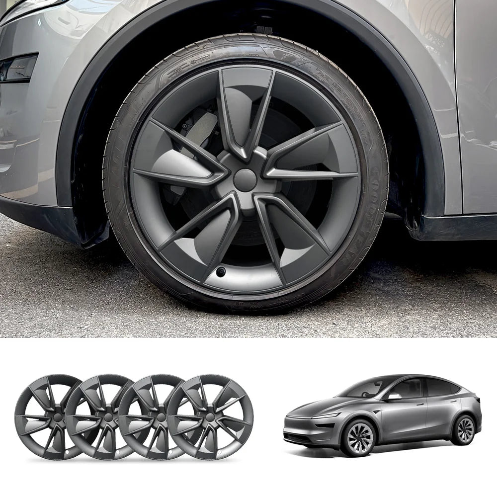 Highland Performance 19'' Wheel Cover Set for Tesla Model Y - Enhanced Juniper Design (4PCS) - Evooor