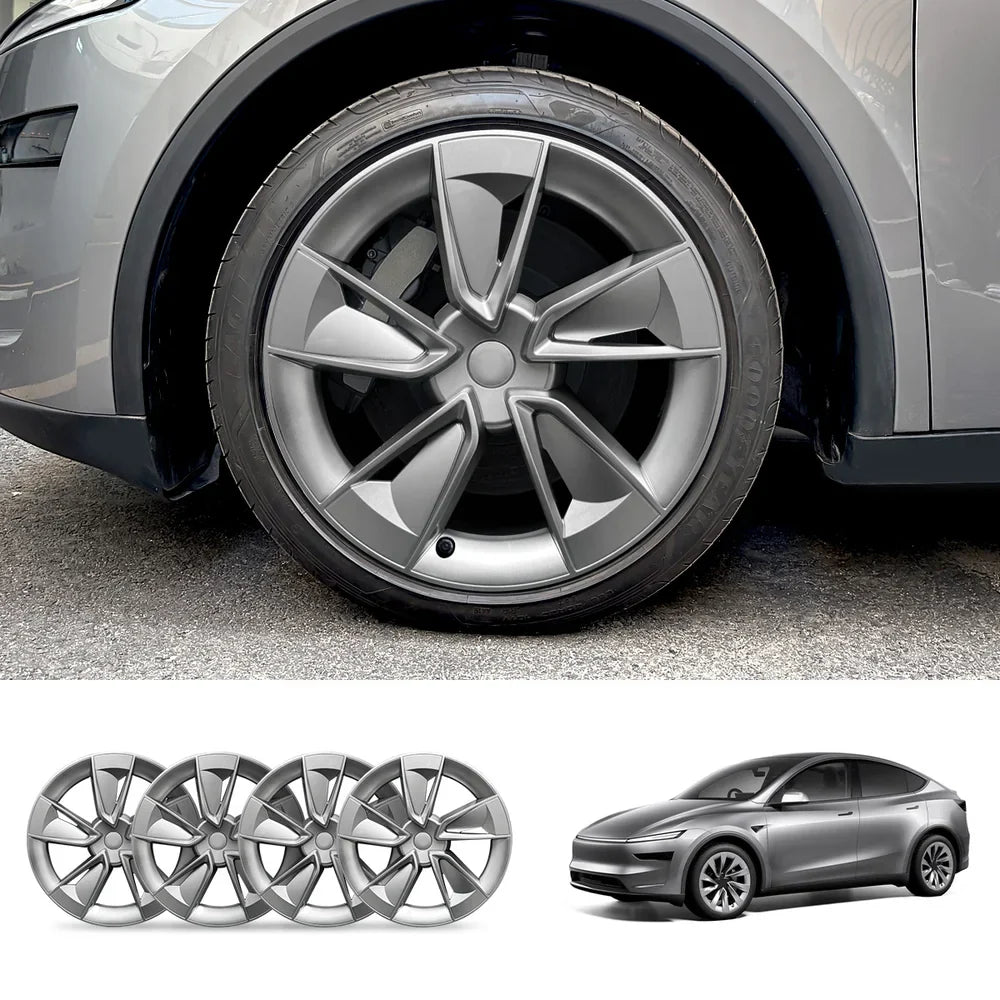 Highland Performance 19'' Wheel Cover Set for Tesla Model Y - Enhanced Juniper Design (4PCS) - Evooor