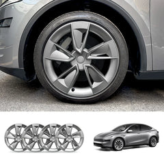 Highland Performance 19'' Wheel Cover Set for Tesla Model Y - Enhanced Juniper Design (4PCS) - Evooor