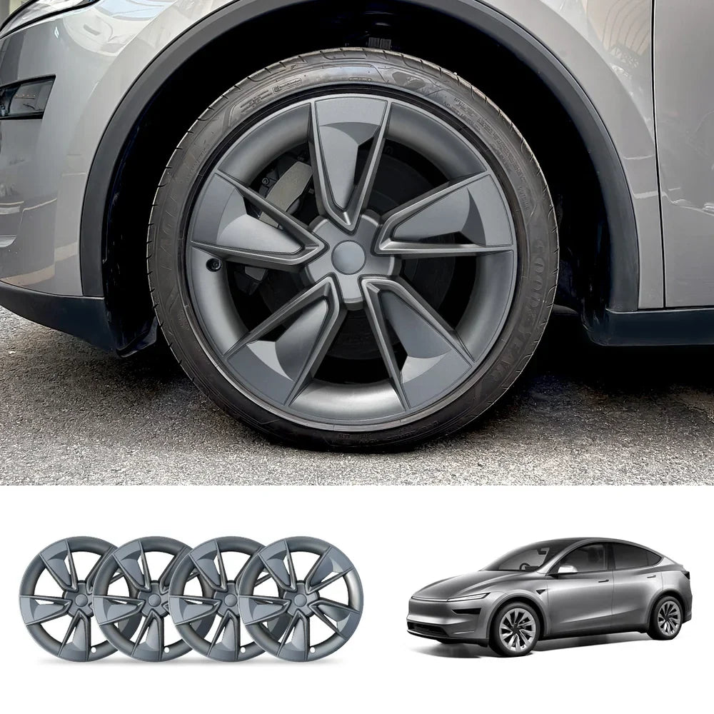 Highland Performance 19'' Wheel Cover Set for Tesla Model Y - Enhanced Juniper Design (4PCS) - Evooor