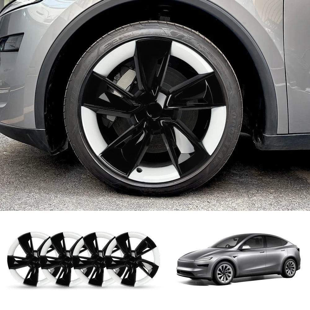 Highland Performance 19'' Wheel Cover Set for Tesla Model Y - Enhanced Juniper Design (4PCS) - Evooor