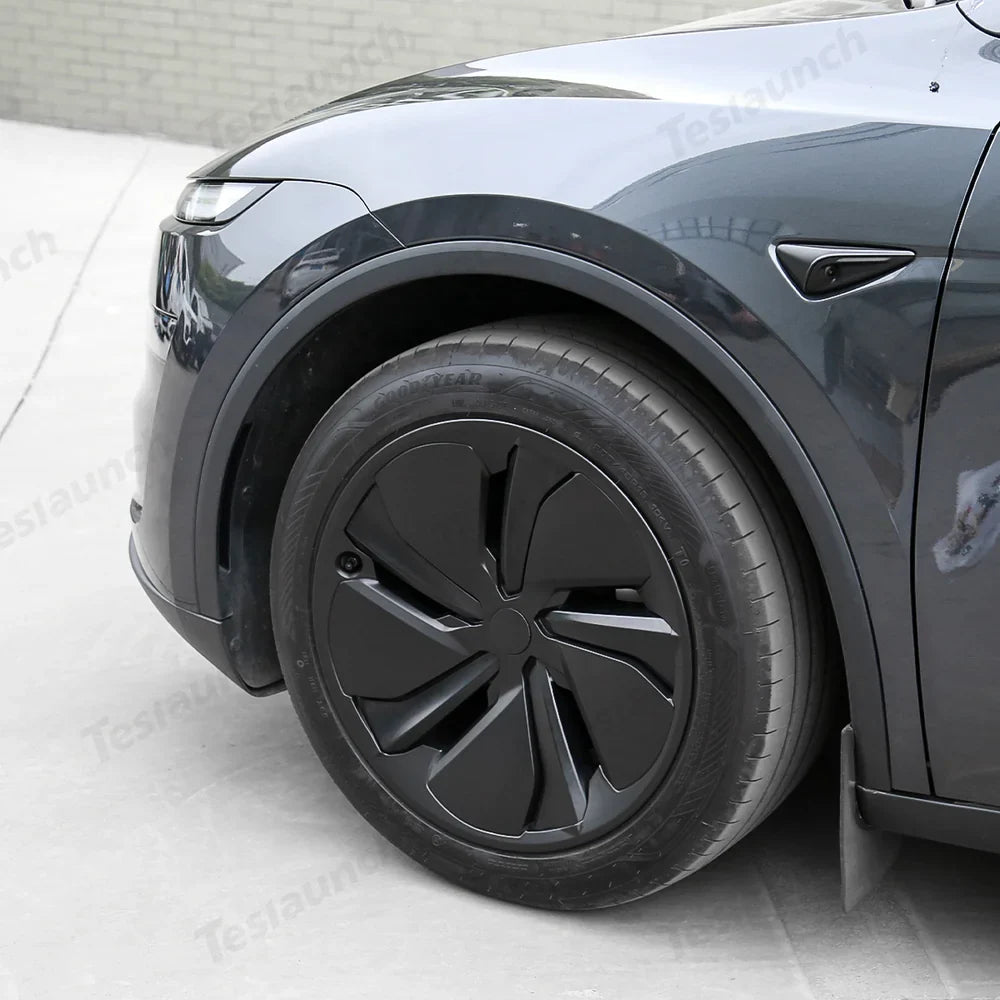 Premium 19'' Wheel Covers Set for Tesla Model Y Juniper 2025+ - Sleek Design, OEM Quality (Pack of 4) - Evooor