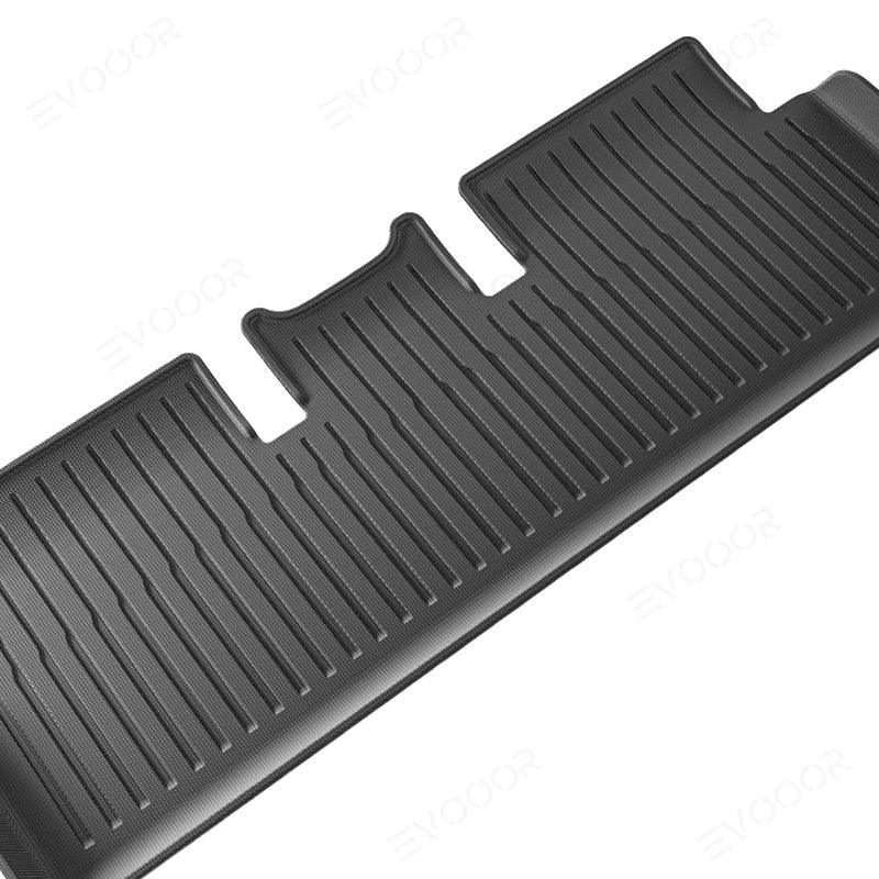 Model 3 Floor Mats All Weather Double Layer Flocking TPE For Tesla(2017-2023) - Evooor