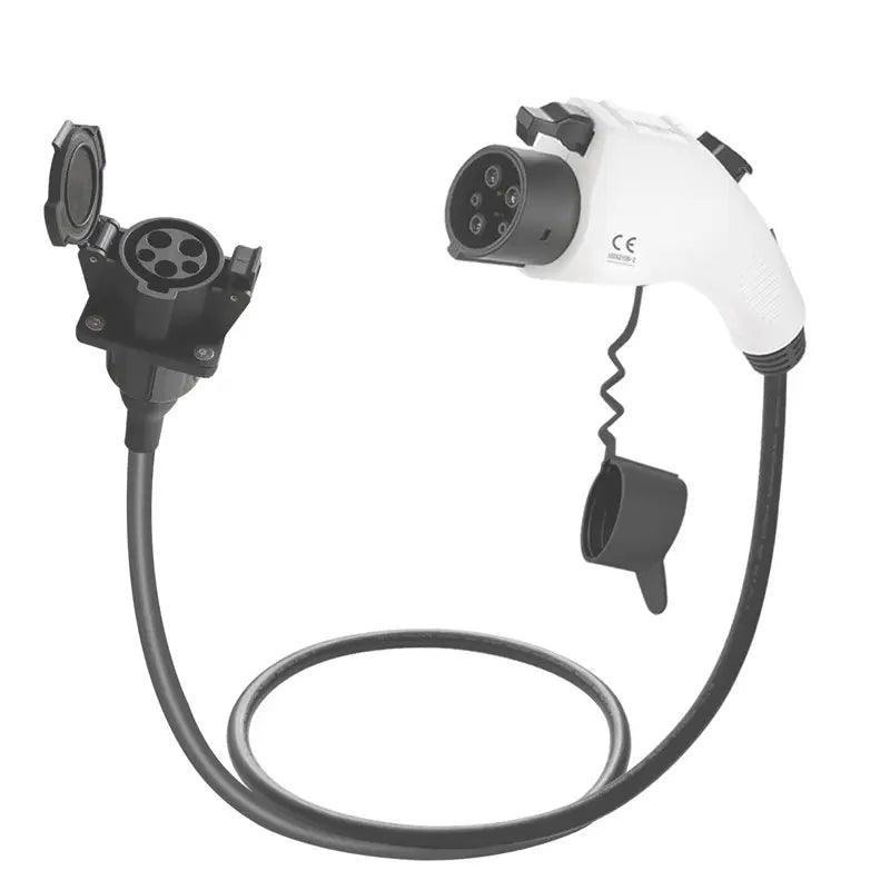 SAE J1772 Type 1 EV Charger Extension Cord - Universal Compatibility for Electric Vehicle Charging - Evooor