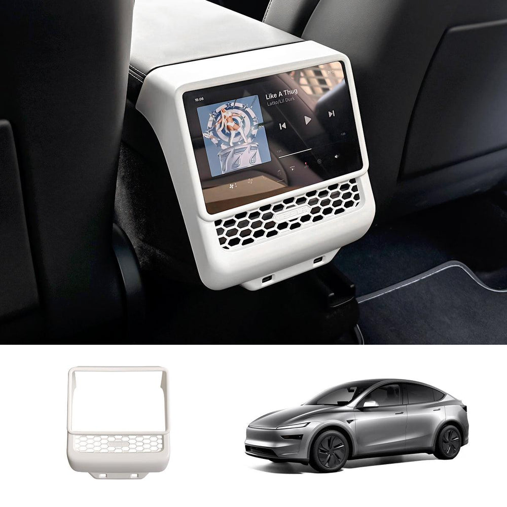 Rear Center Console Vent & Kick Panel Cover for Tesla Model Y Juniper 2025+ - Evooor