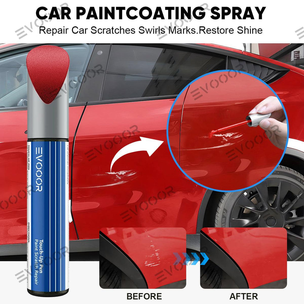 Model 3/Y/S/X Car Body Color Paint Repair Pen Kit for Tesla - OEM Original Touch Up Paint Pen - Evooor