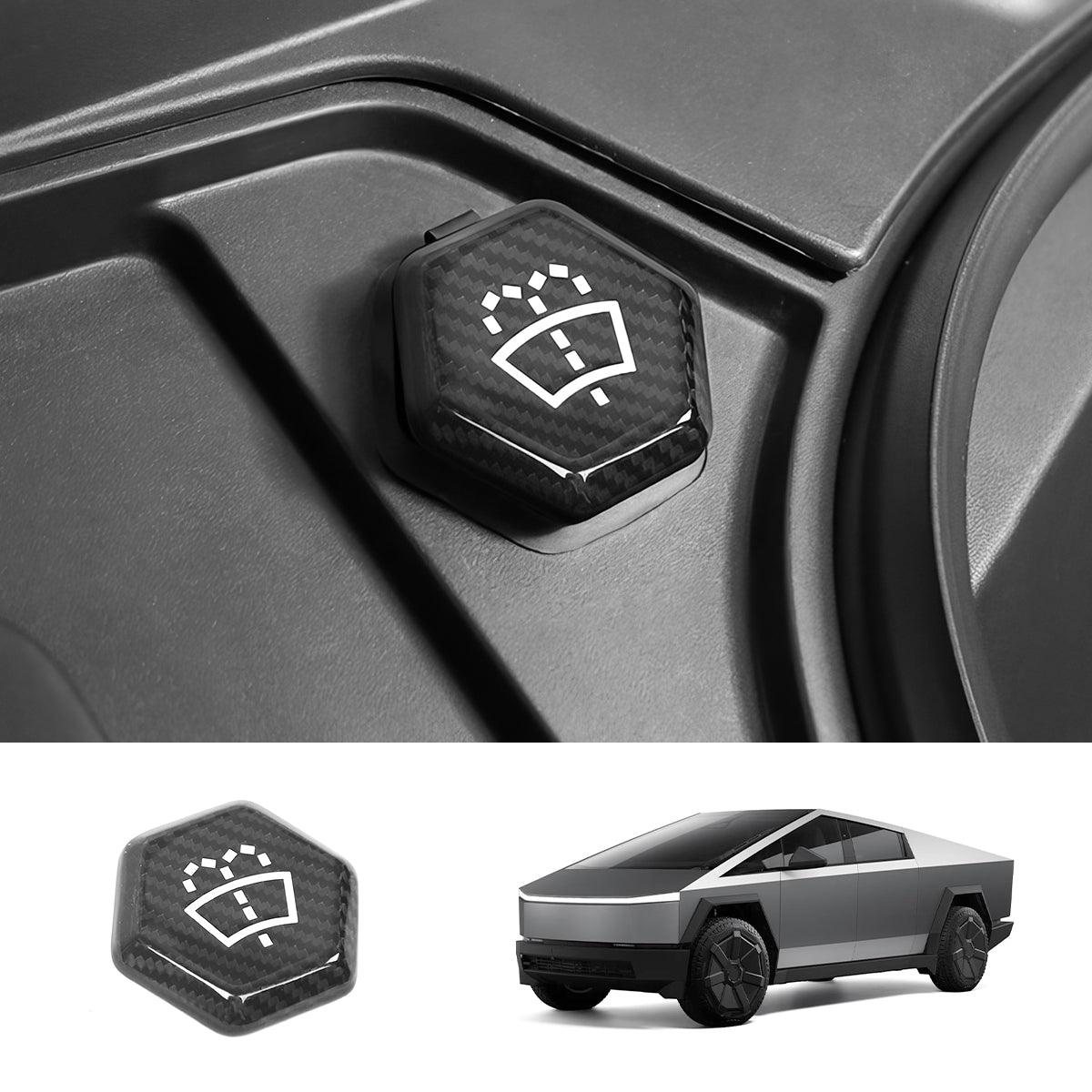 [Real Carbon Fiber] Windshield Washer Fluid Cap Cover for Tesla Cybertruck - Evooor