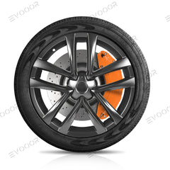 <tc>Model</tc> Cubiertas de pinza de freno naranja S/X para Tesla 2021-2023 (4 piezas)