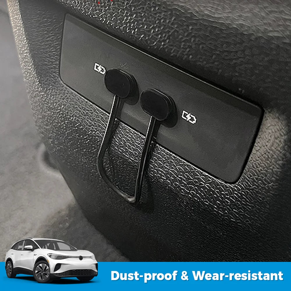 Silicone Type-C Port Protective Cover For VW ID.4 2021-2025 - Evooor