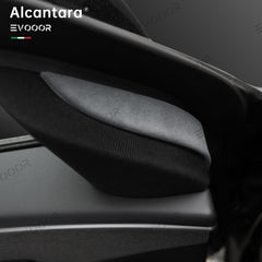 2024 <tc>Model</tc> 3 HighlandAlcantara Porte anteriori Triangolo Trim Cover 2 PZ Per Tesla