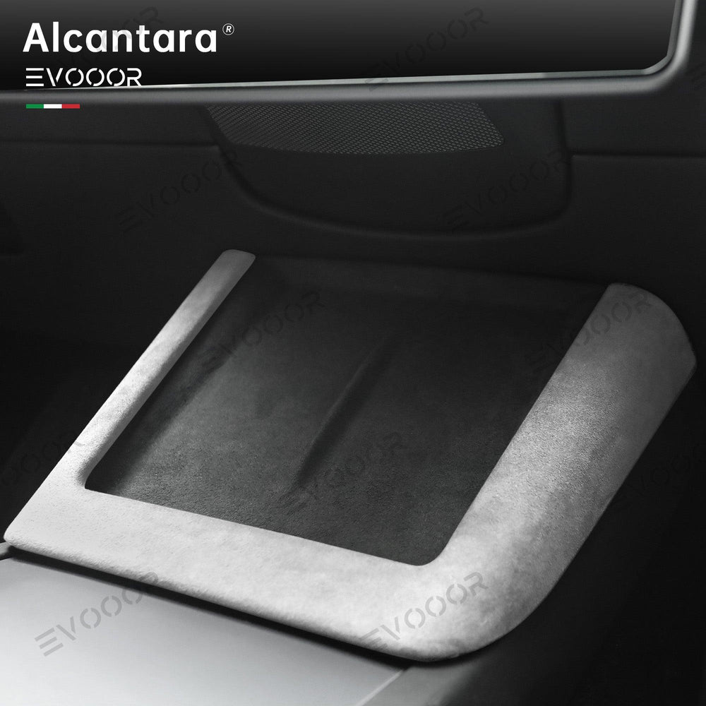 2024 Tesla Model 3 Highland Alcantara Central Control Charging Frame Cover - Evooor