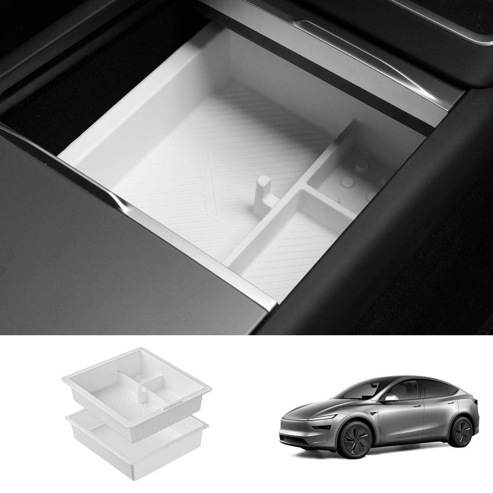 Multi-Functional Center Console Organizer for Tesla Model Y Juniper 2025+ - Evooor