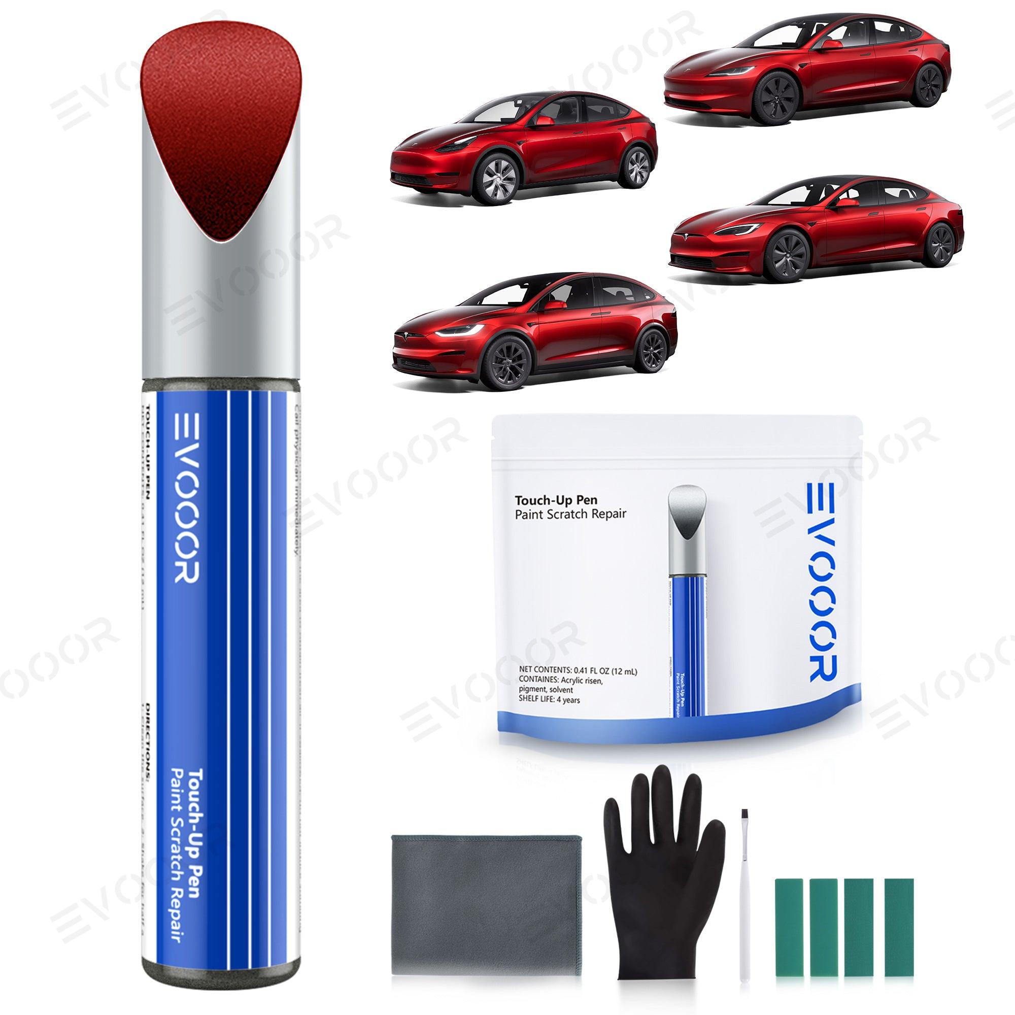 Model 3/Y/S/X Car Body Color Paint Repair Pen Kit for Tesla - OEM Original Touch Up Paint Pen - Evooor
