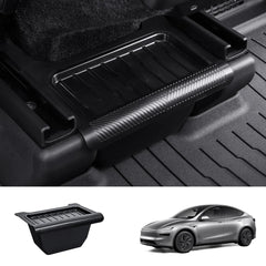 Multi-Functional Rear Flip-Top Trash & Storage Bin for Tesla Model Y Juniper 2025+ - Evooor