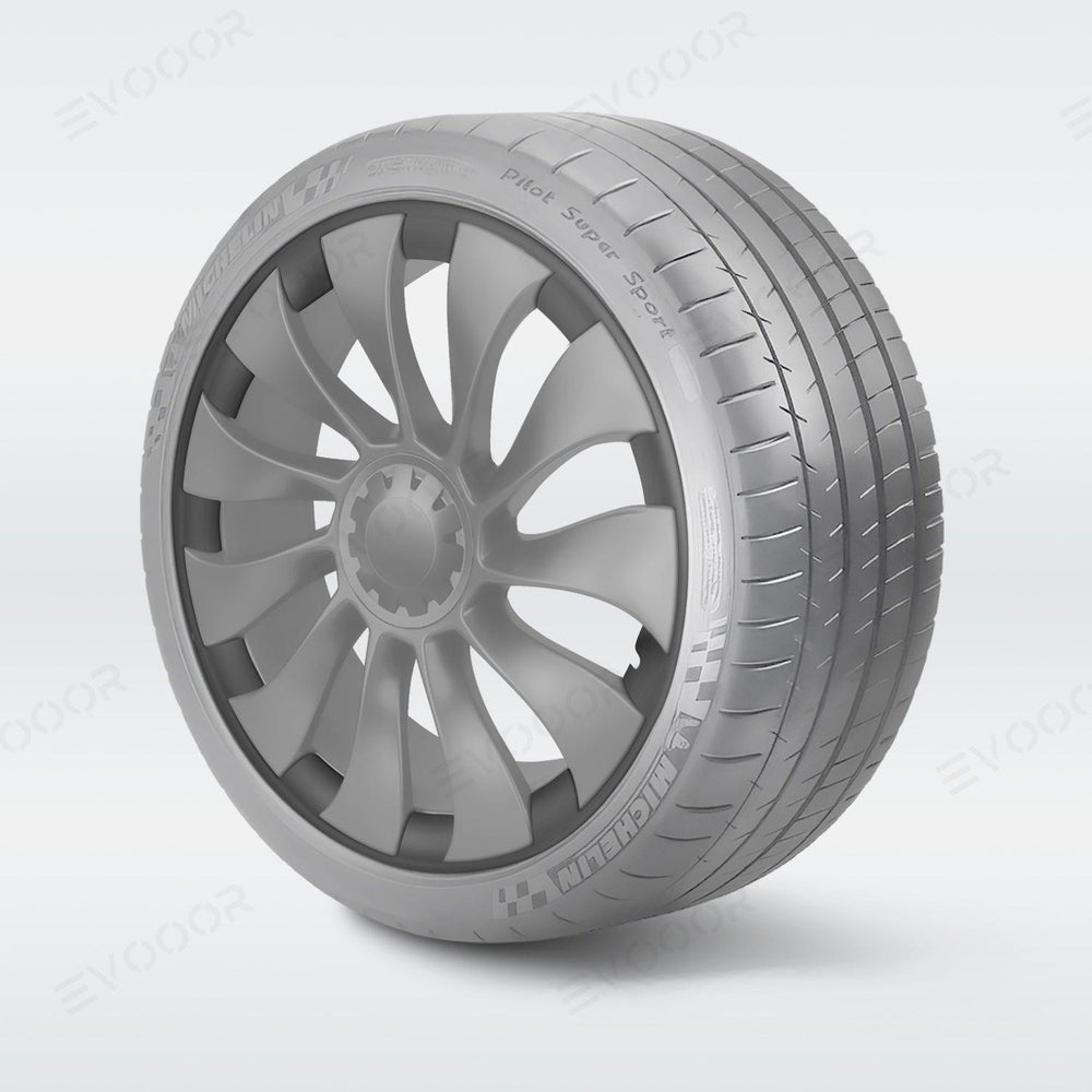 All-In-One Rim Protector For Tesla Model 3 Performance 20-Inch Uberturbine Wheel - Evooor