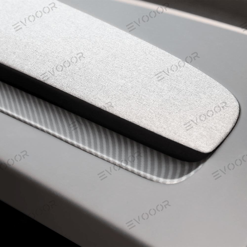 2024 Model 3 Highland Dashboard Cover Segmented Long Decorative Strip (Carbon Fiber Pattern ABS) for Tesla - Evooor