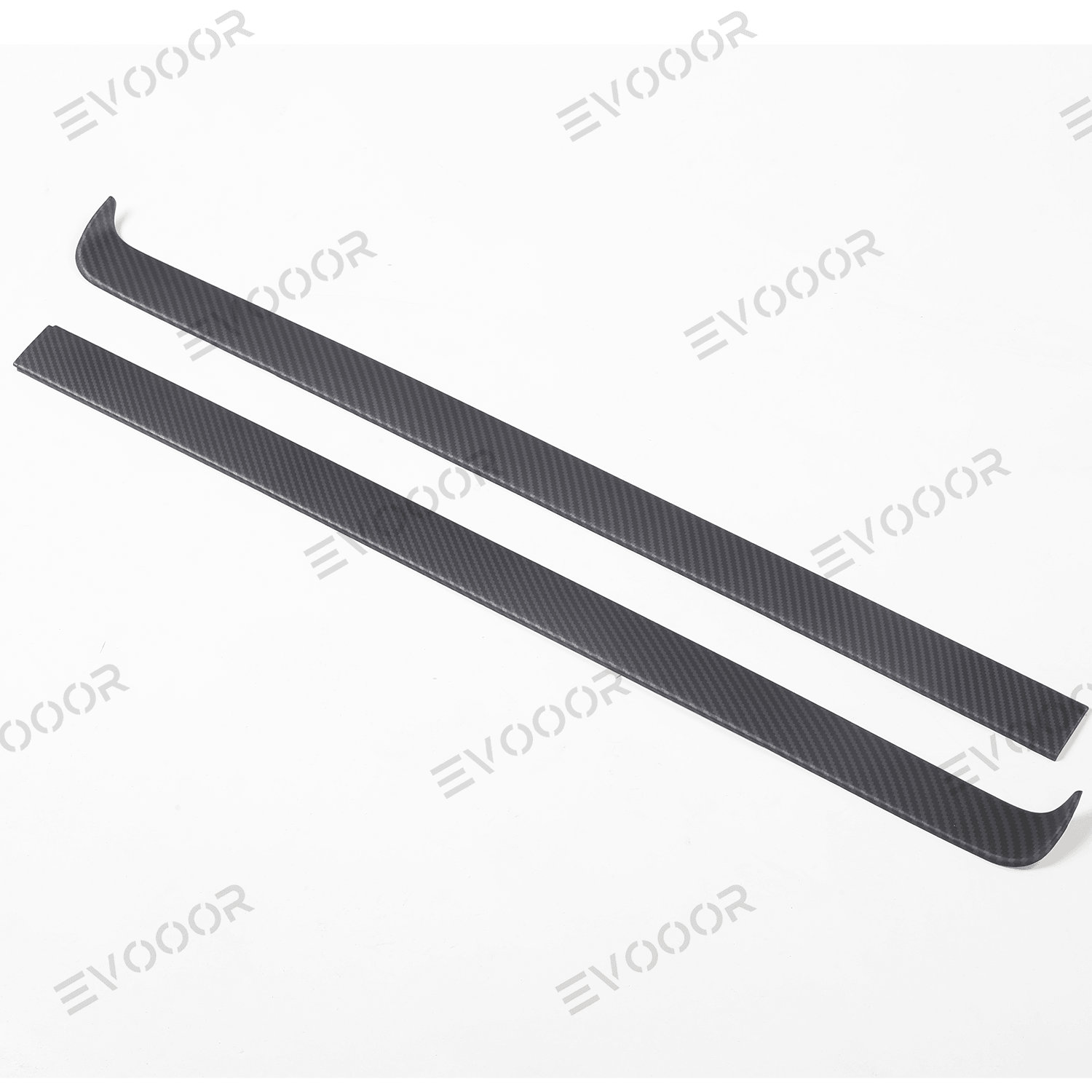 2024 Model 3 Highland Dashboard Cover Segmented Long Decorative Strip (Carbon Fiber Pattern ABS) for Tesla - Evooor