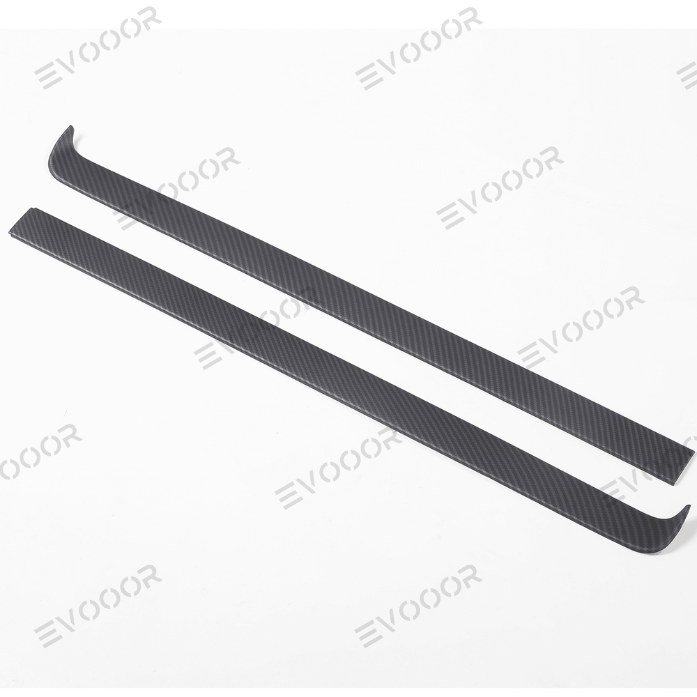 2024 Model 3 Highland Dashboard Cover Segmented Long Decorative Strip (Carbon Fiber Pattern ABS) for Tesla - Evooor