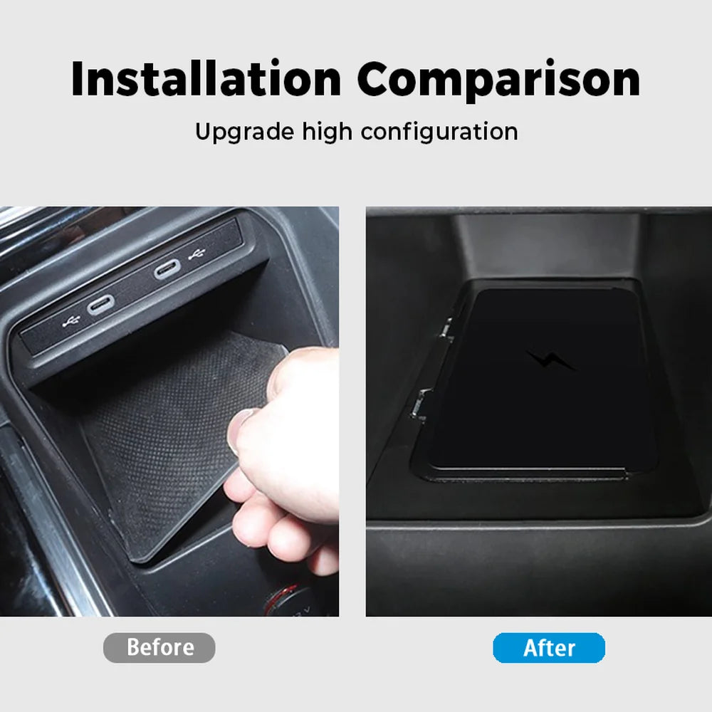 Wireless Phone Charger For VW ID.4 2024-2025 - Evooor