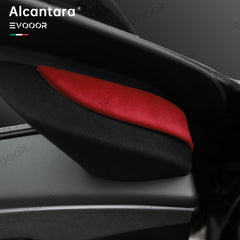 2024 <tc>Model</tc> 3 HighlandAlcantara Porte anteriori Triangolo Trim Cover 2 PZ Per Tesla