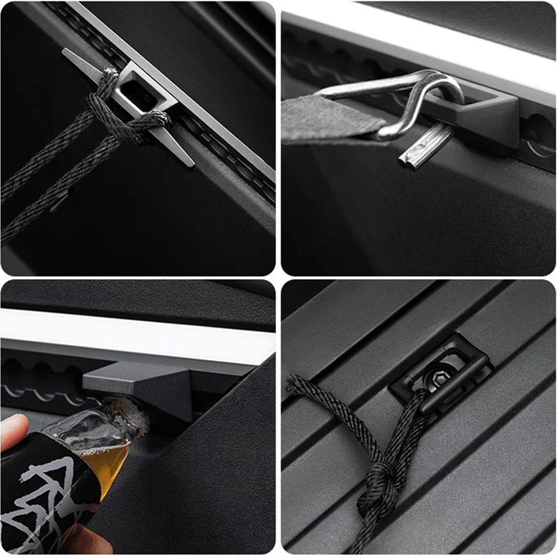 Rear Trunk L-Track Equipment Multi-Function Kit for Cybertruck - Evooor