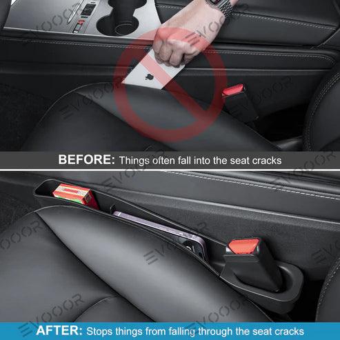 Model 3/Y Seat Gap Storage Box for Tesla (2017-2024) - Evooor