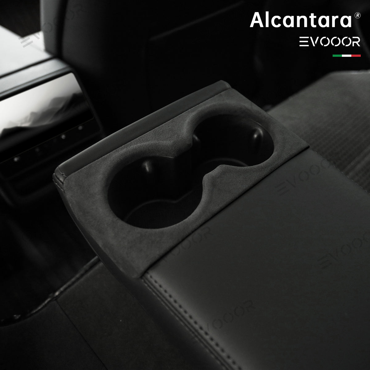 TeslaCubierta de copa de asiento trasero Alcantara para 2024Model3 Highland