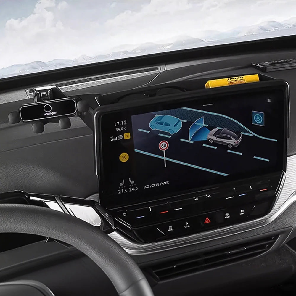 ABS Dashboard Phone Holder With Storage Box For VW ID.3 2021-2025(2PCS) - Evooor