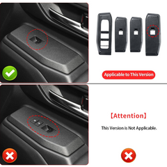 Window Switch Button Panel (Carbon Fiber Pattern ABS) for 2024 Toyota Land Cruiser LC250/J250 (4PCS)