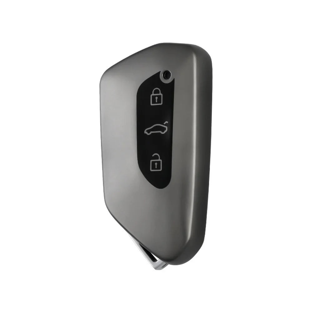TPU Titanium Gray Car Key Case Cover For VW ID.3 2025 - Evooor
