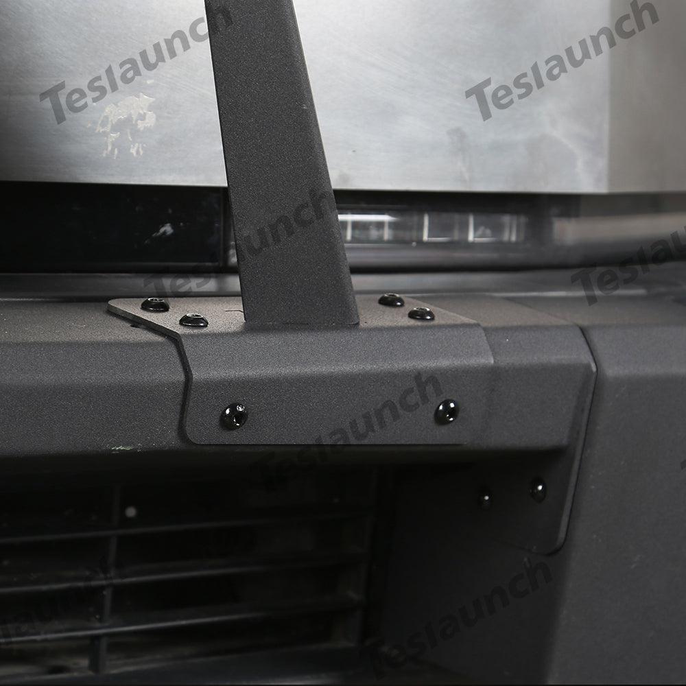 Heavy Duty Front Bumper with License Plate Frame for Tesla Cybertruck - Evooor