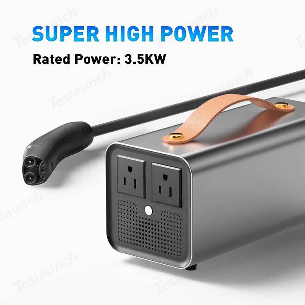 Tesla All-In-One V2L Smart Charger for Model 3/Y/S/X - Compatible in North America - Evooor