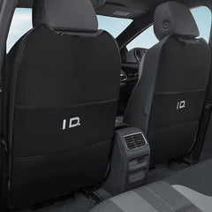 Leather Rear Seat Back Anti-Kick Mat For VW ID.4 2021-2025 - Evooor