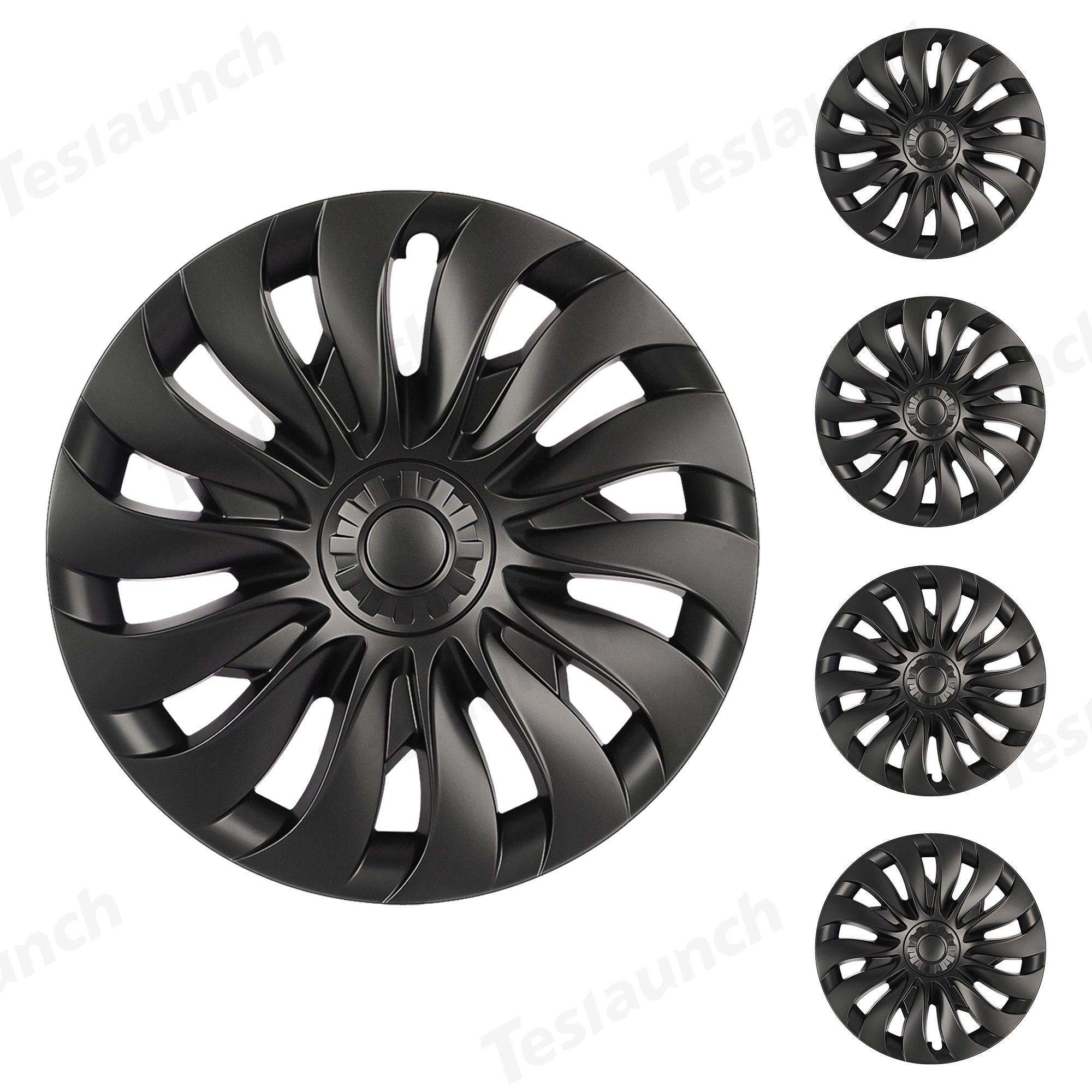 High Quality Weatherproof Wheel Hub Covers for Tesla 2024 Model 3 with 18-inch Highland Rims (Set of 4) - Evooor