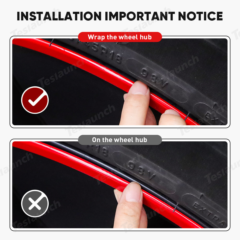 Aluminum Alloy Wheel Rim Protector- Fits All Cars (4pcs）