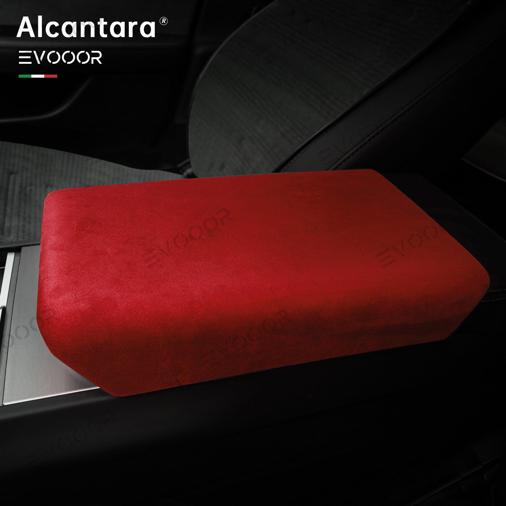 2024 Model 3 Highland Alcantara Armrest Cover For Tesla - Evooor