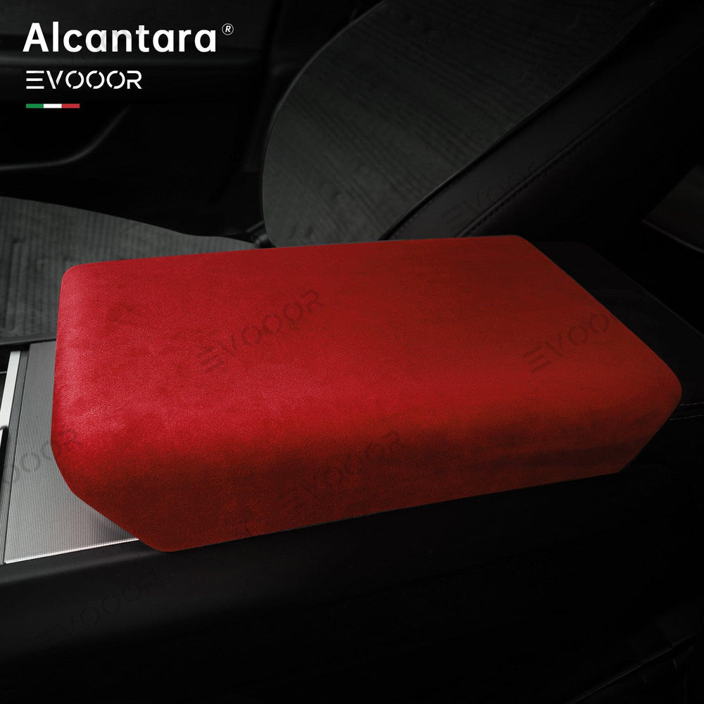 2024 Model 3 Highland Alcantara Armrest Cover For Tesla - Evooor