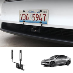 Drill-free Anti-theft US Standard License Plate Frame for Tesla Model Y Juniper 2025+ - Evooor