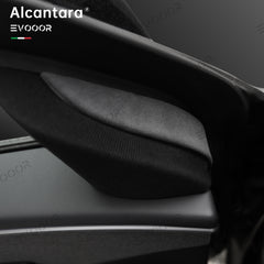 2024 <tc>Model</tc> 3 HighlandAlcantara Porte anteriori Triangolo Trim Cover 2 PZ Per Tesla